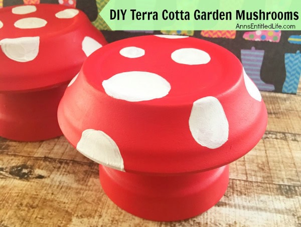 Image for DIY Terra Cotta Garden Mushrooms
