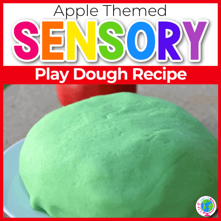 Image for Easy Green Apple Scented Play Dough Recipe for Fall