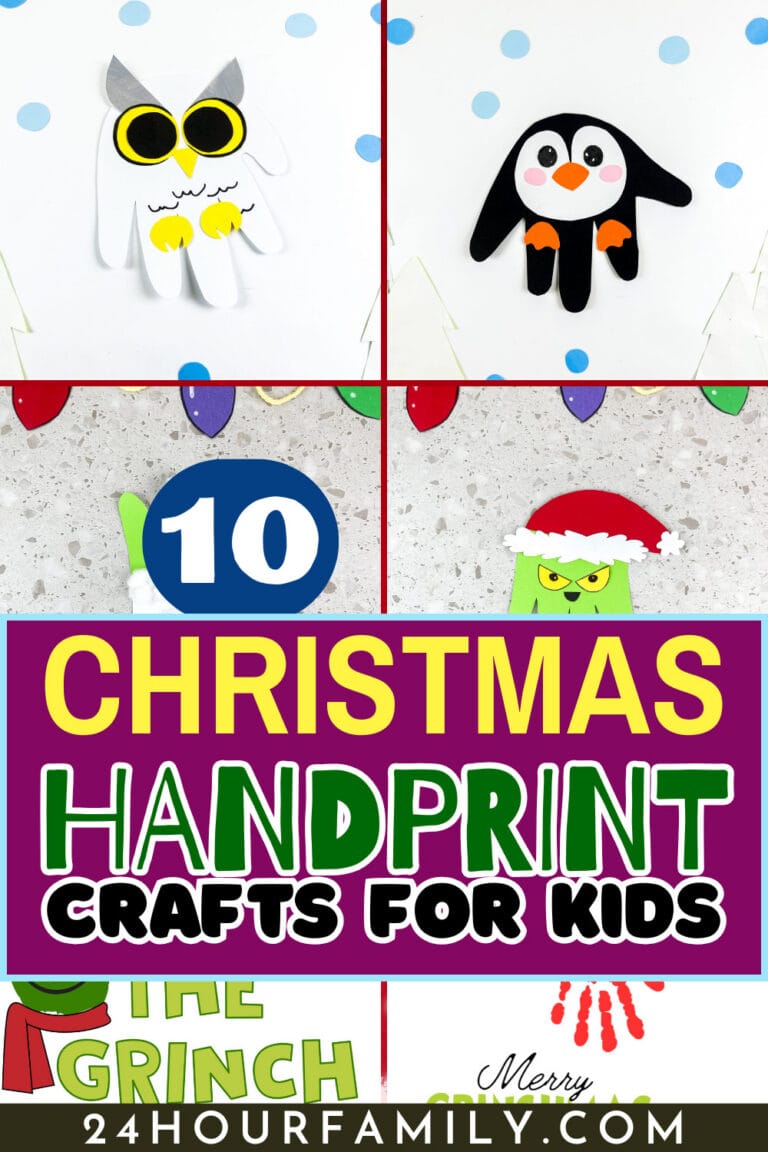 Christmas Handprint Crafts For Kids
