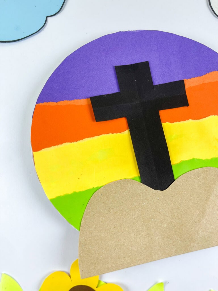 cross paper plate craft