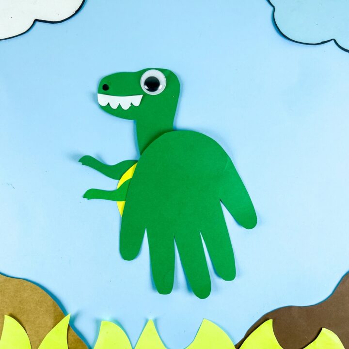 Tyrannosaurus Rex Handprint Craft