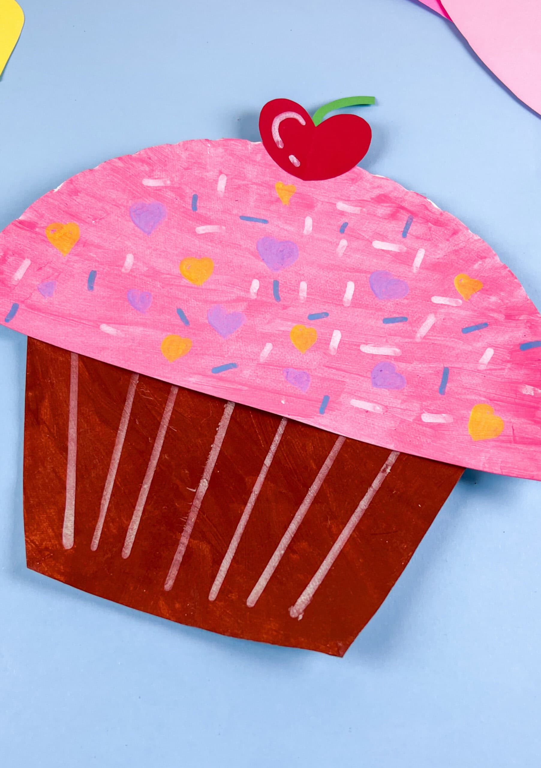 cupcake paper plate craft