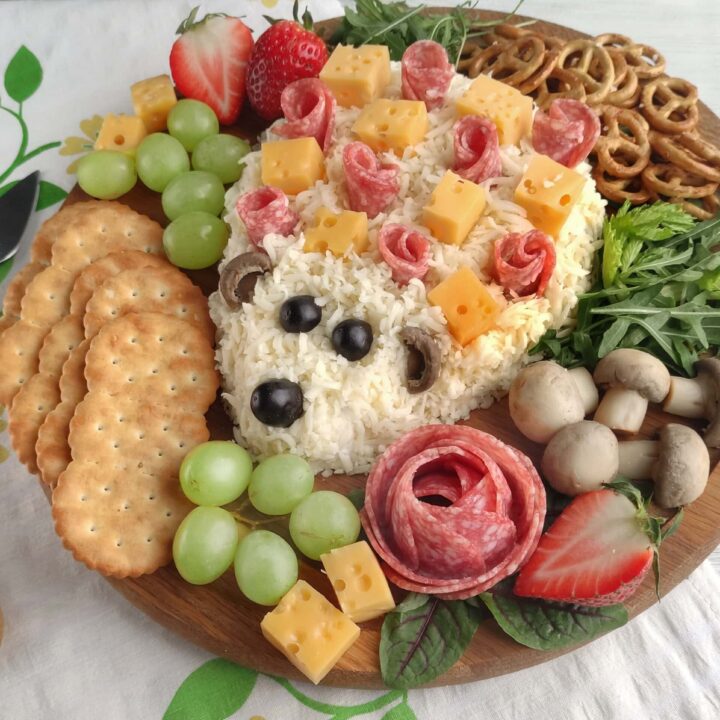 Hedgehog Charcuterie Board