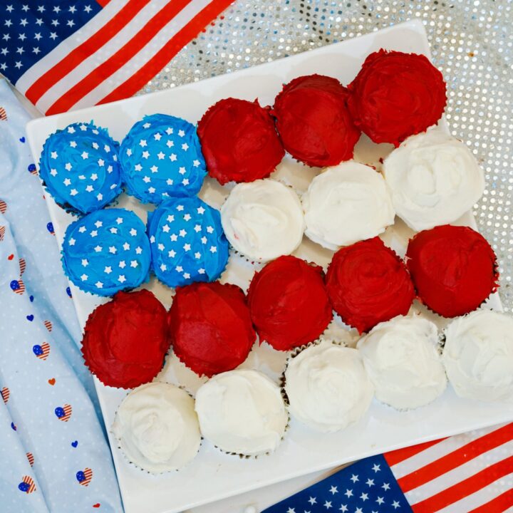American Flag Cupcakes Recipe
