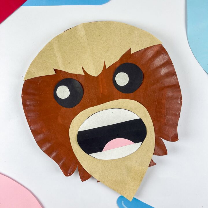 Chewbacca Paper Plate Craft