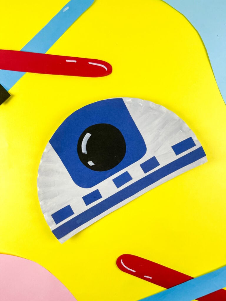 r2-d2 paper plate craft