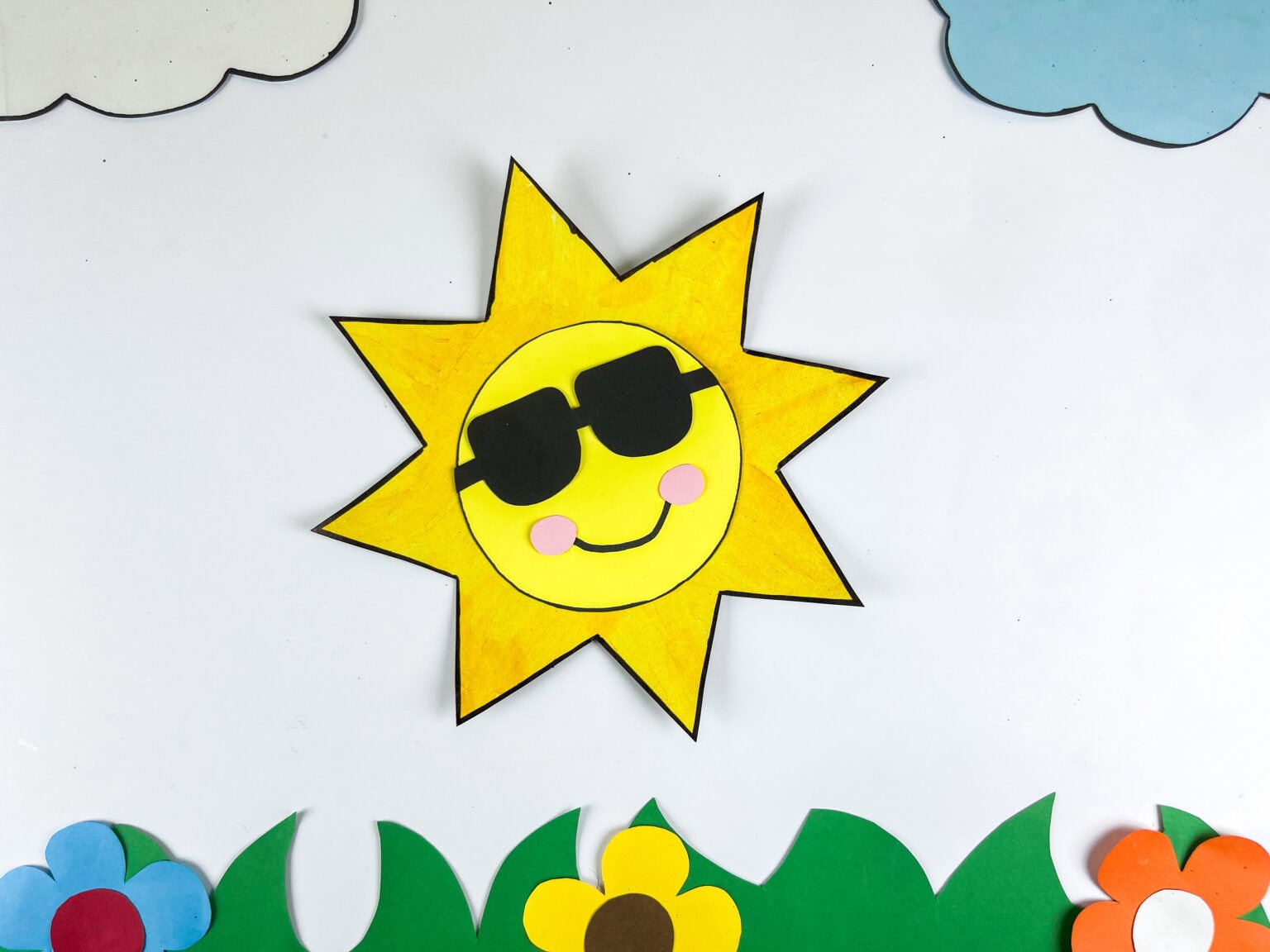 Color Changing Paper Sun Sun Paper Plate Craft