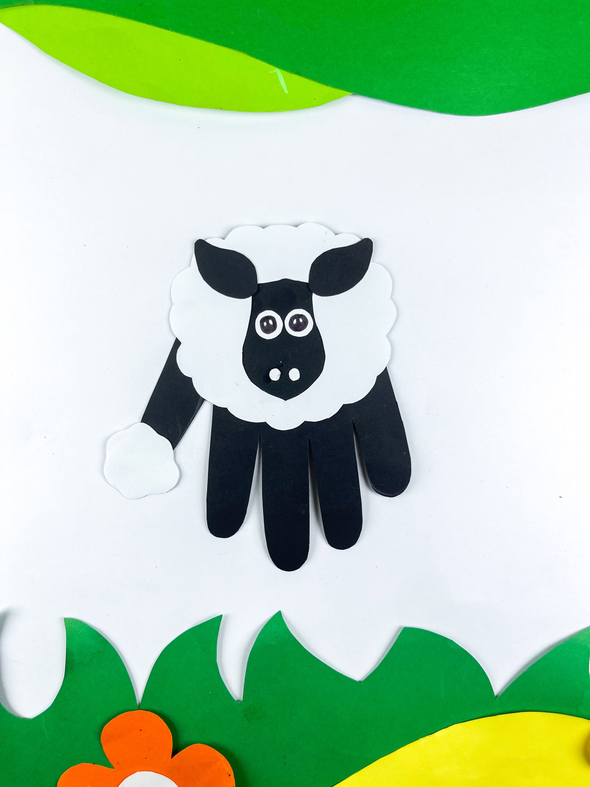 goat handprint craft