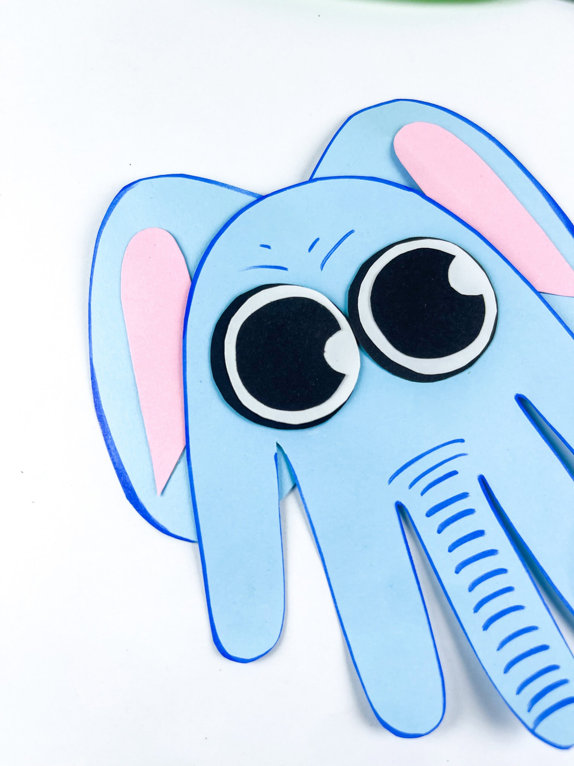 Elephant handprint craft