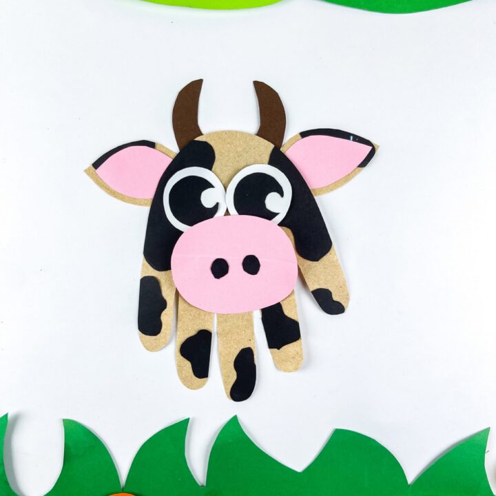 cow handprint craft