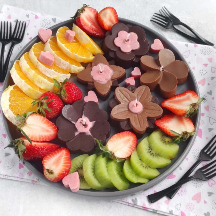 Chocolate Candles Charcuterie Board