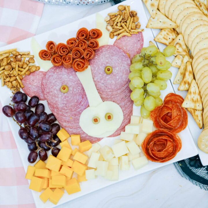 Highland Cow Charcuterie Board