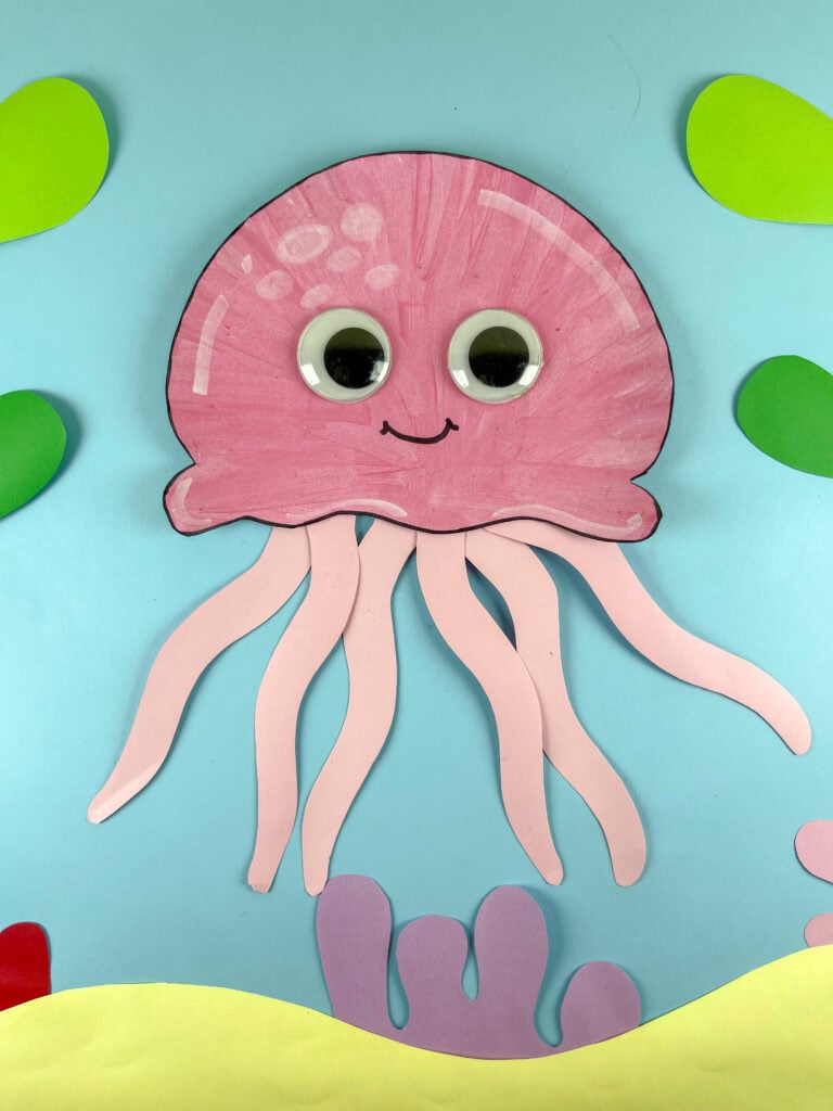 octopus paper plate craft