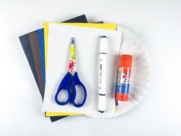 Paper plate craft supplies and materials