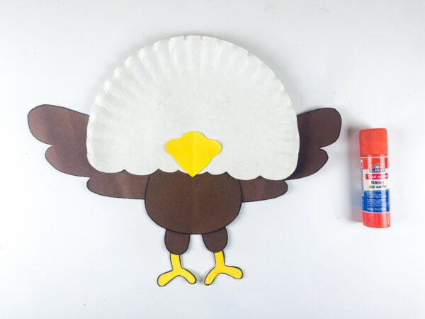Eagle craft with beak and feet