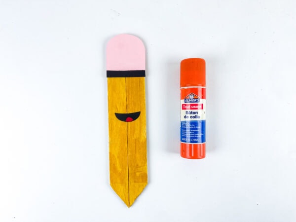 Pencil craft body with eraser attached