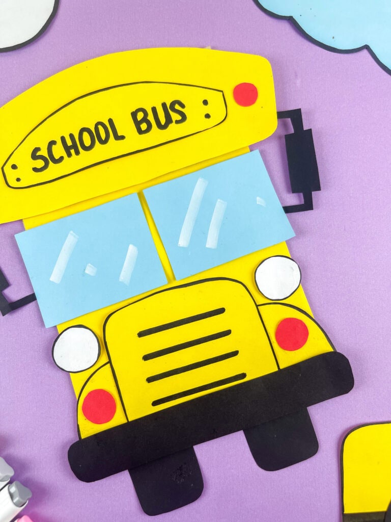 school bus craft for kids