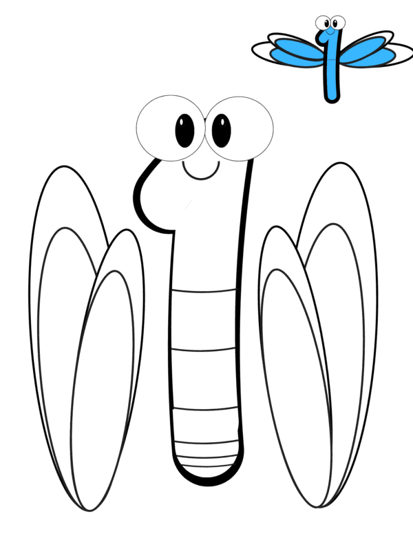number 1 printable insect craft