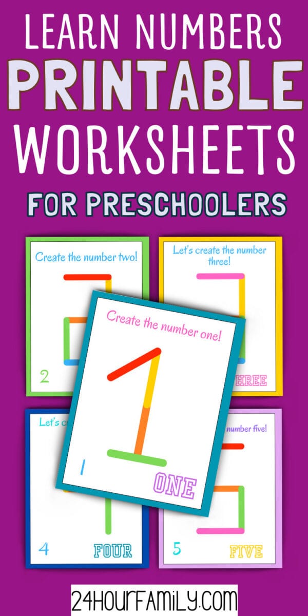 free printable popsicle stick numbers craft for preschoolers