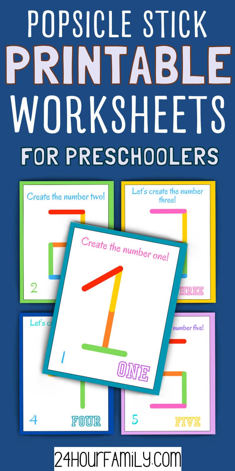 popsicle stick numbers craft