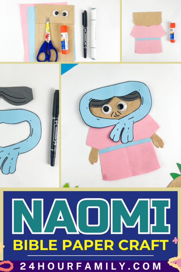 Naomi Bible paper craft collage