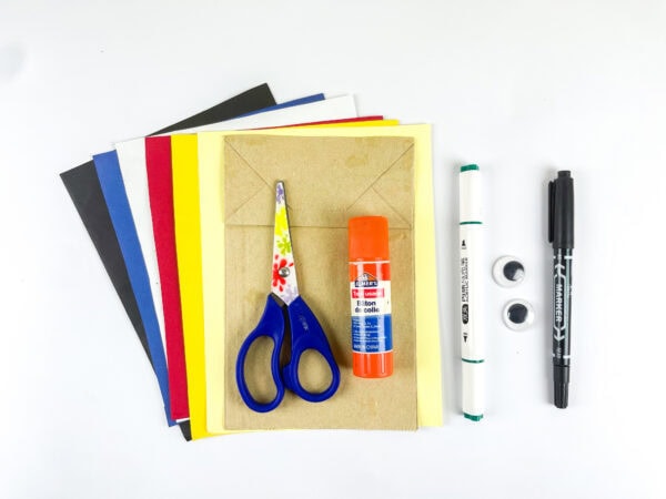 Craft supplies for Pharaoh Bible craft