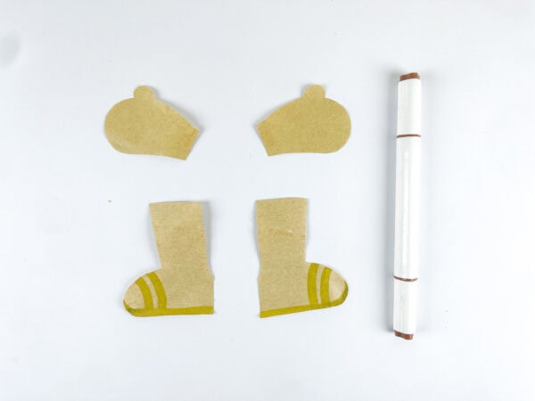 Decorated arms and legs pieces