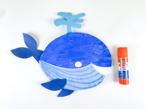 Whale craft with fins attached