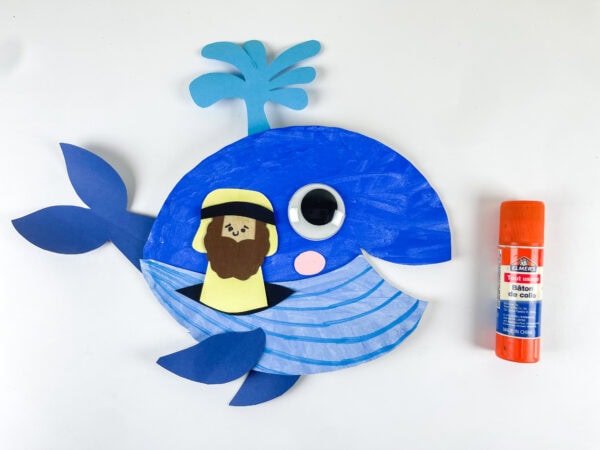 Jonah placed inside whale craft