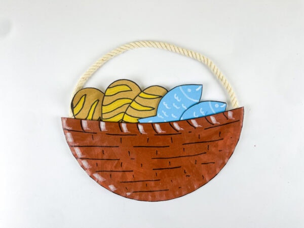 Completed basket craft