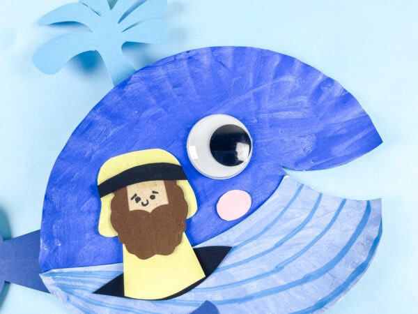 Close-up of whale craft face