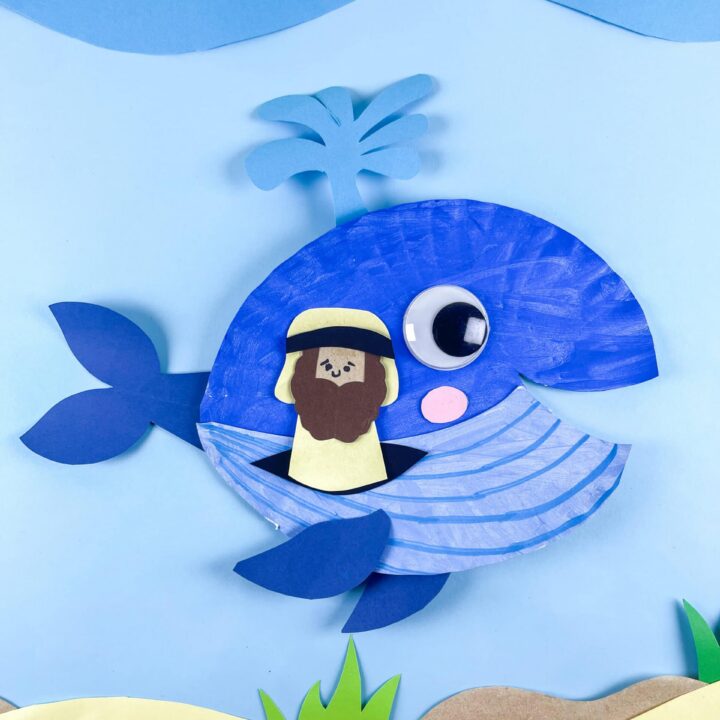 Jonah and The Whale Paper Plate Craft