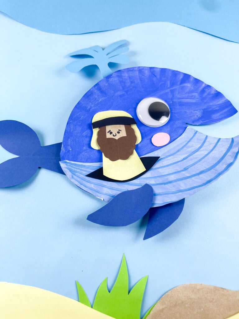 Jonah and the whale craft for preschoolers bible craft