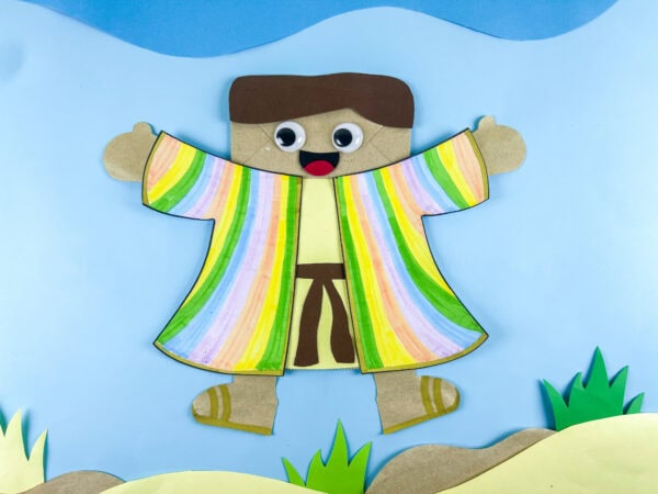 Finished Joseph craft with colorful coat