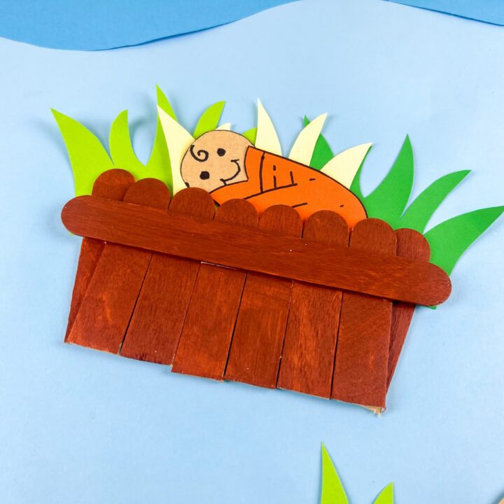 Baby Moses in a Basket Craft