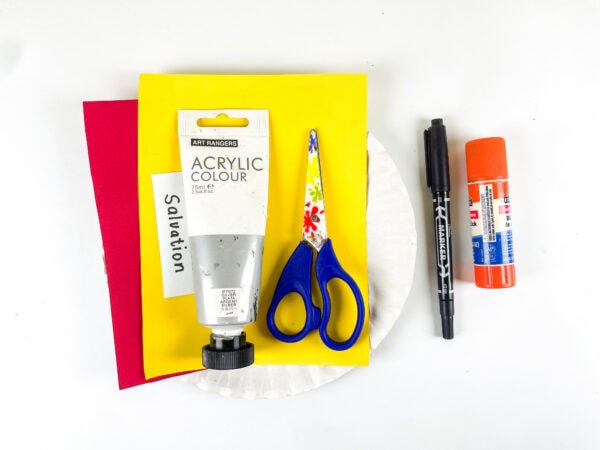 Craft supplies for Helmet of Salvation craft