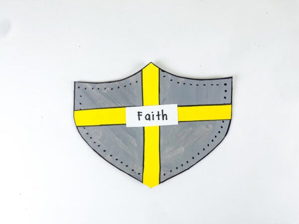 Finished Shield of Faith craft