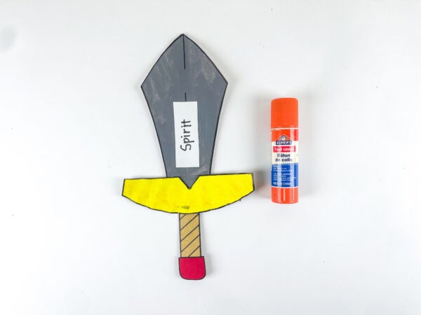 Attaching Spirit label to sword craft