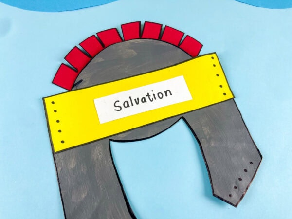 Angled view of Helmet of Salvation craft