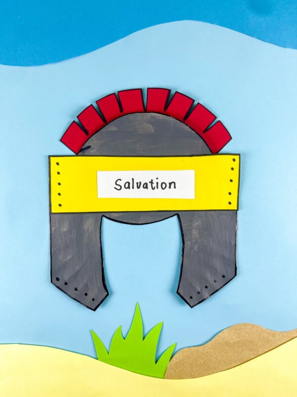 Close-up of Helmet of Salvation craft