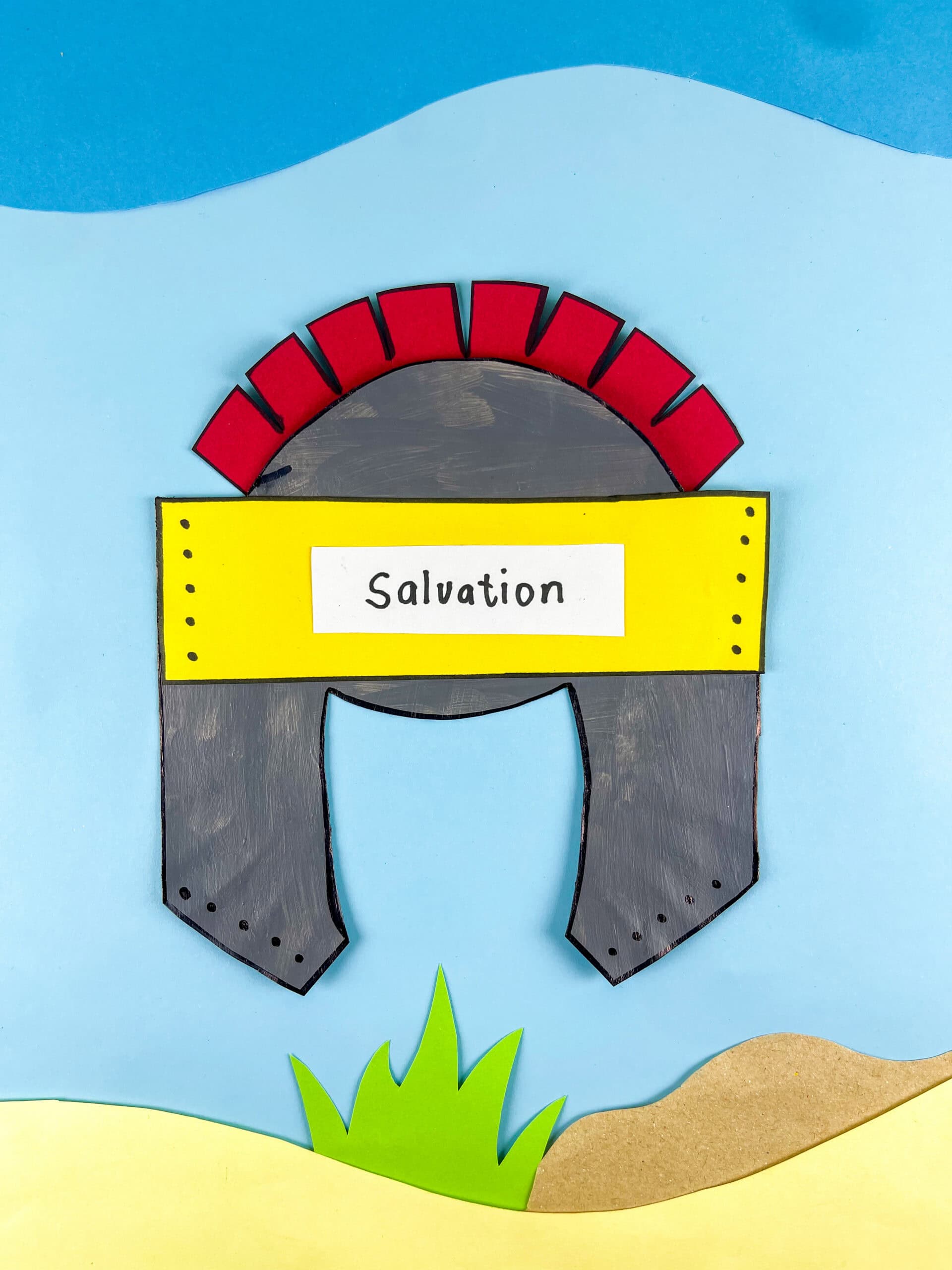 Armor of God helmet of salvation craft