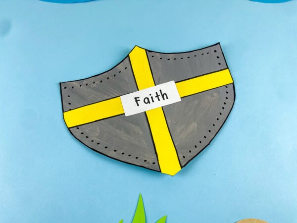 Close-up of Shield of Faith craft