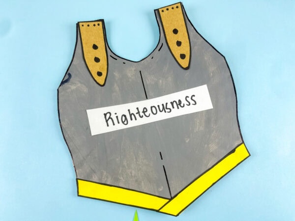 Finished breastplate of righteousness craft