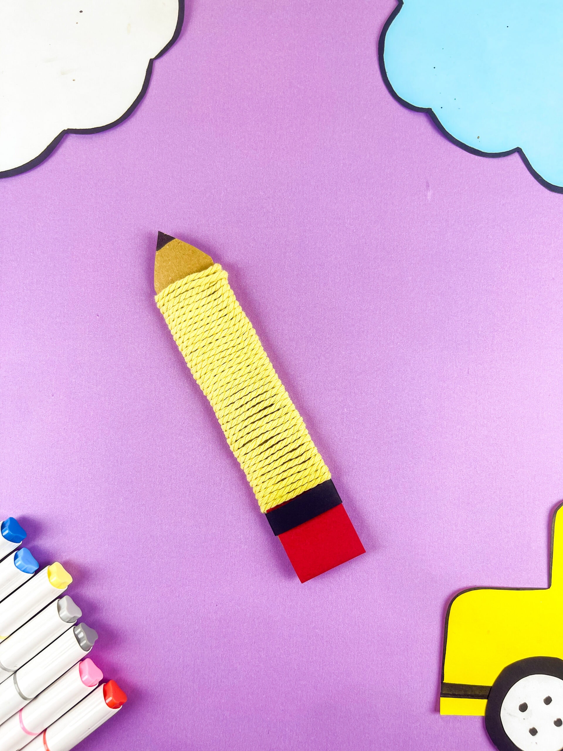 pencil yarn craft