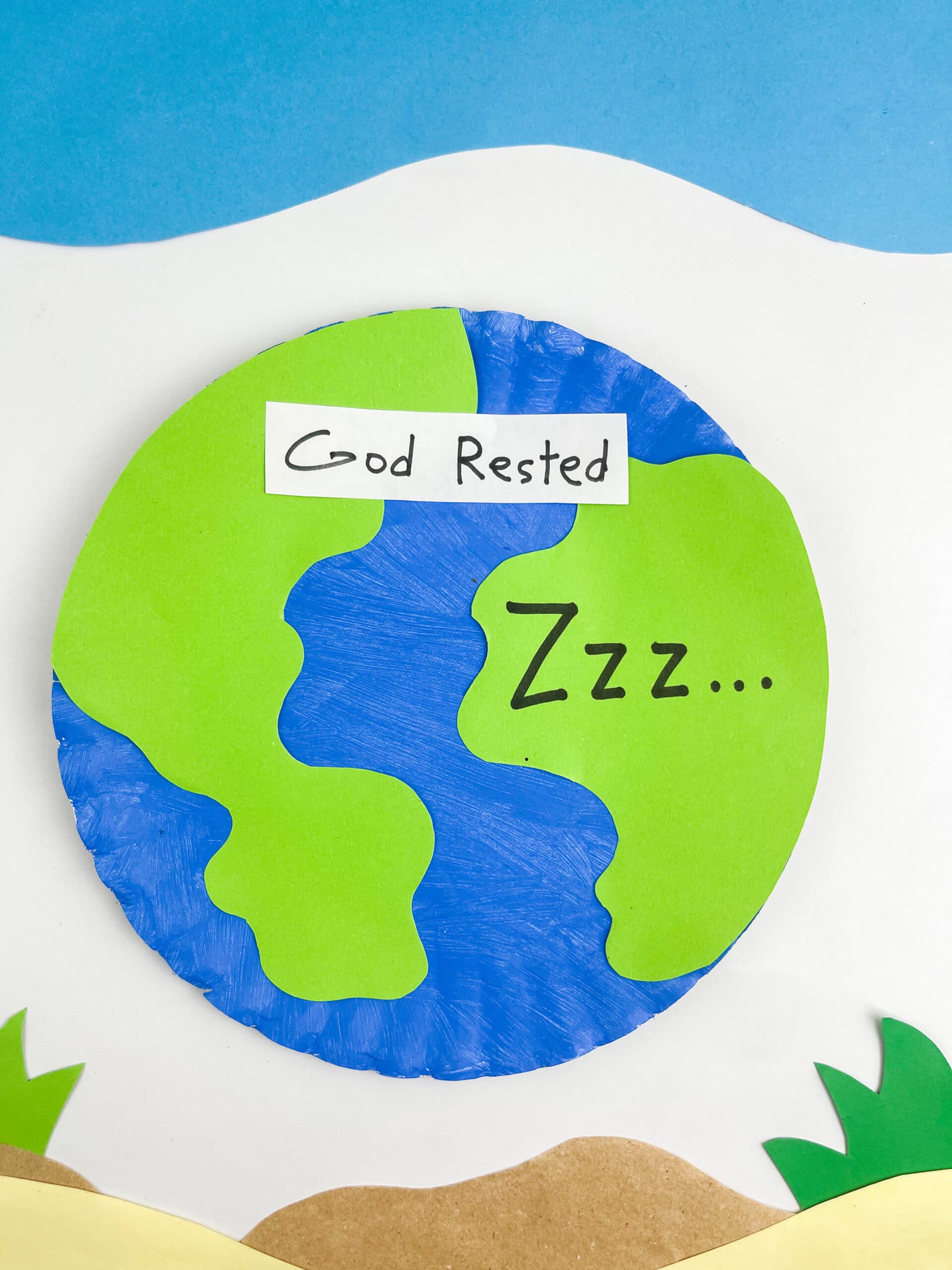 day 7 of creation craft for kids paper plate craft