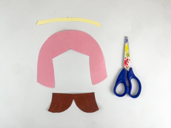 Sarah hair pieces for paper craft