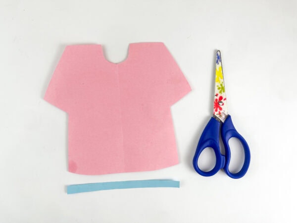 Pink dress craft pieces