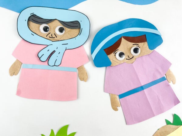 Naomi and Ruth paper crafts