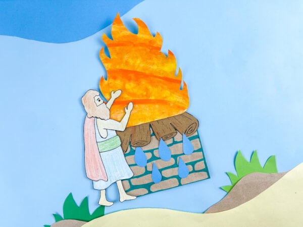 Elijah craft assembled on background