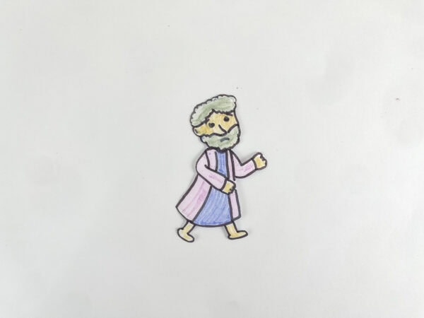 Abraham character cutout